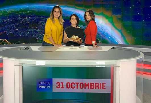 Amalia Năstase, mesaj transmis de la pupitrul Știrilor Pro TV, prezentate seara, de obicei, de Andreea Esca