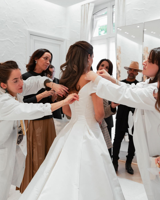 Mireasa a purtat o rochie Dior/ Sursa foto: Instagram