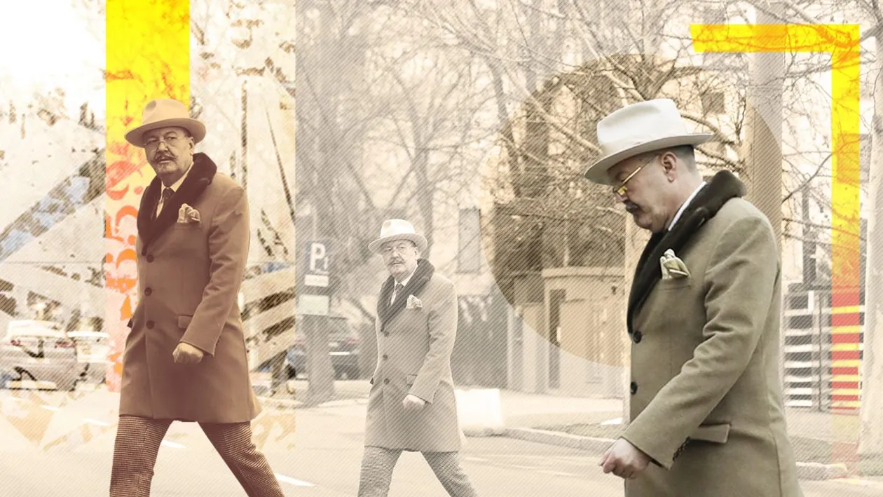 Excentricul milionar dovedește că a depășit traumele jafului de astă-toamnă. Cum l-am fotografiat pe rafinatul domn Dan