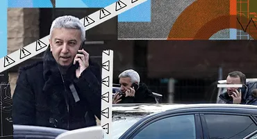 Dan Diaconescu nu lasă afacerile deoparte nici când se întâlnește cu prietenii! Au vorbit la telefon fără oprire, iar apoi au continuat treaba!
