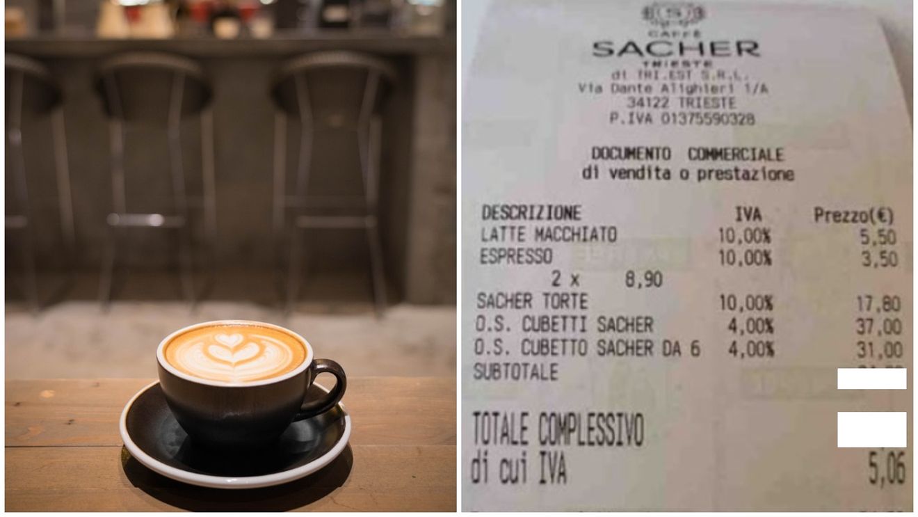 Notă de plată ireală la cafenea! Cât a plătit un client pentru o cafea şi o prăjitură? "N-ai bani, nu intri"