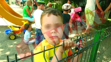 S-a infipt intr-un gard la joaca