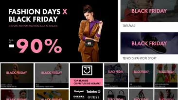 Fashion Days, reduceri de Black Friday 2018. Cele mai bune oferte