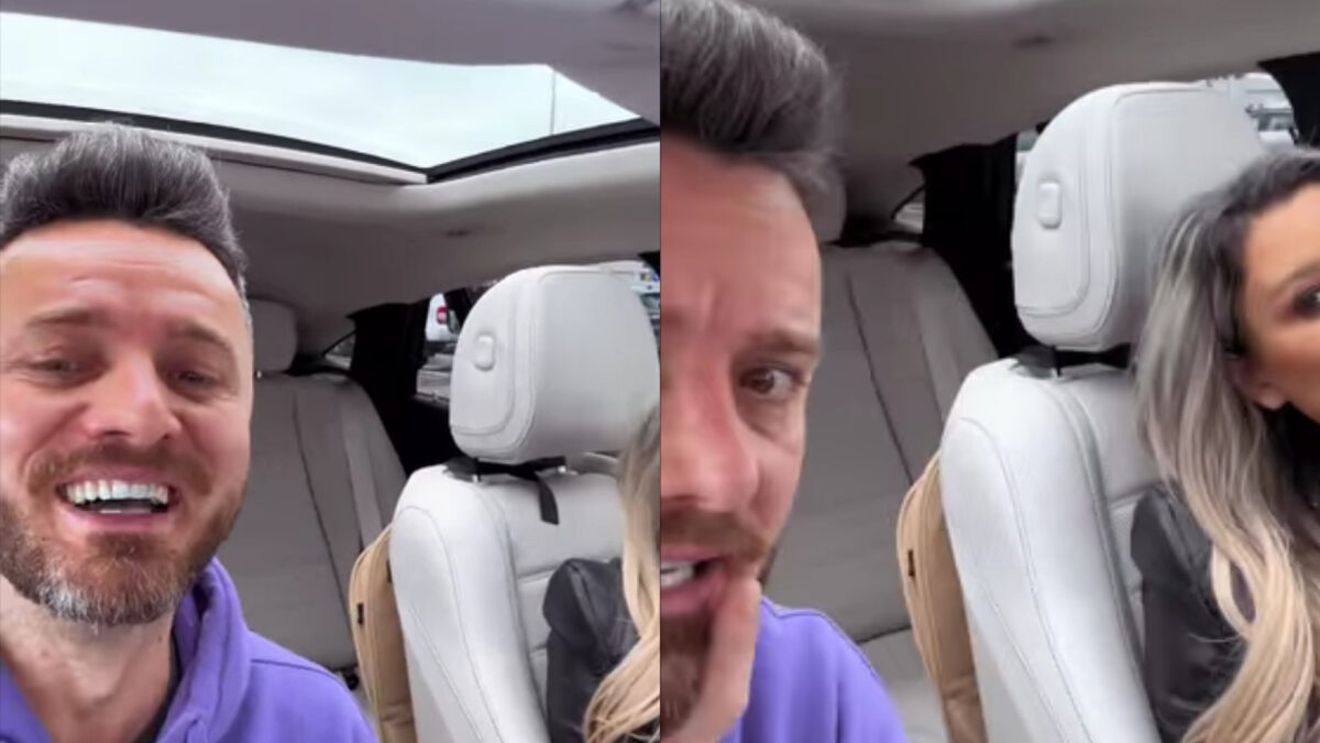 Tavi Clonda, surprins cu o blondă în mașină chiar în miezul zilei! Reacție neașteptată: ”Mai bine îi spun eu Gabrielei”