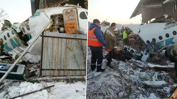Tragedie aviatică în Kazahstan. Cel puțin 14 oameni au murit după ce un avion cu 100 de pasageri la bord s-a prăbușit