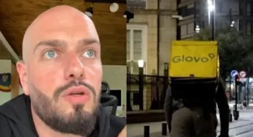 BRomania a comandat un buchet de 101 trandafiri prin Glovo. IREAL ce i-a adus curierul, de fapt: ”Ce e de făcut în situația asta?!”