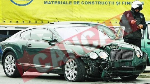 Accident cu Bentley-ul lui Vicol