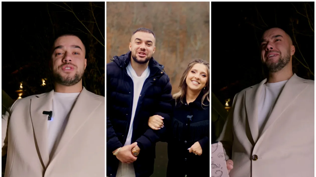 Rugămintea lui Culiță Sterp către familia lui, înainte să dezvăluie sexul bebelușului. A spus-o cu ochii în lacrimi!