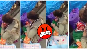 Cersetoarea care nu merita sa fie mama. Ce ii face nou-nascutului cu care sta pe strazi. VIDEO revoltator