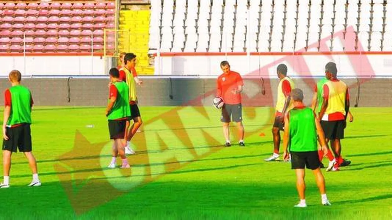 Rednic si jucatorii s-au ignorat la antrenament