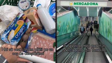 Ce a cumpărat o româncă cu 60 de euro dintr-un supermarket din Tenerife: ”Mai ieftin decât în România!”