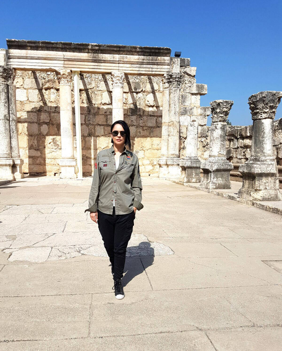 Andreea Marin a fost în vacanţă în Israel.