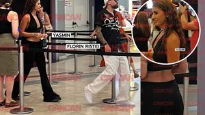 Yasmin e noua iubită a lui Florin Ristei! S-au ferit, dar au luat bilete la film, suc și popcorn împreună! Avem imaginile exclusive