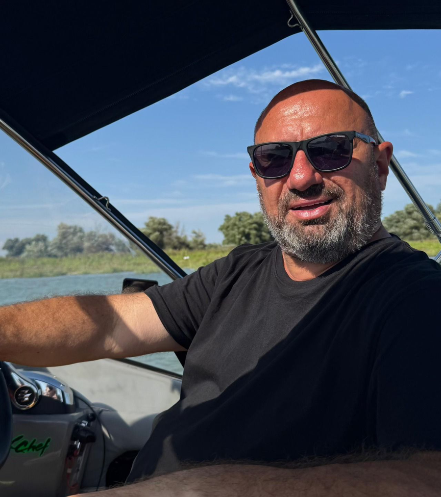 Cătălin Scărlătescu, în Delta Dunării. sursă - social media