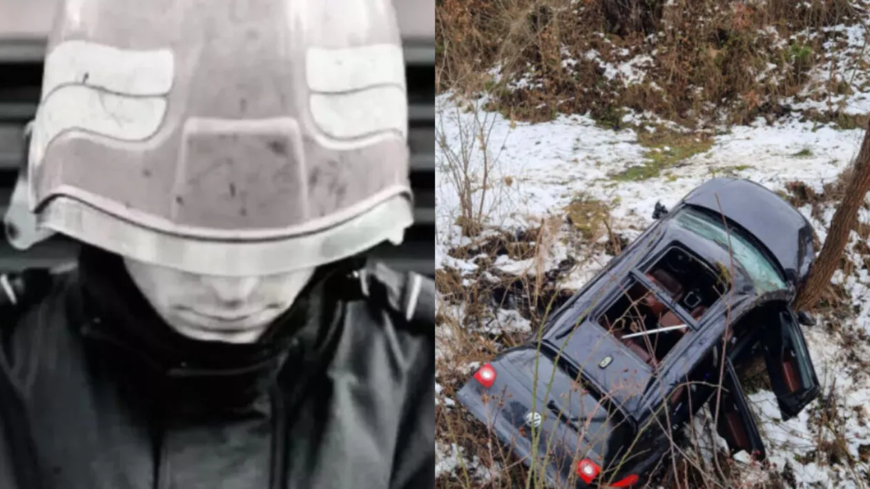 Cea mai grea intervenție din viața unui pompier din Brașov. Chemat la accidentul unde fiica lui s-a stins