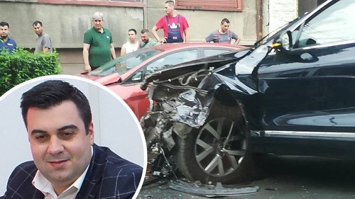 Ministrul Transporturilor, Răzvan Cuc, implicat într-un accident. A ajuns la spital de urgență, iar mașina lui a fost distrusă