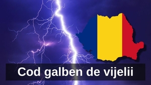 Meteorologii au modificat prognoza pentru acest weekend. Cod galben de ploi torențiale, grindină și vijelii
