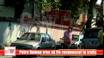 Petre Roman vrea sa fie recunoscut in trafic