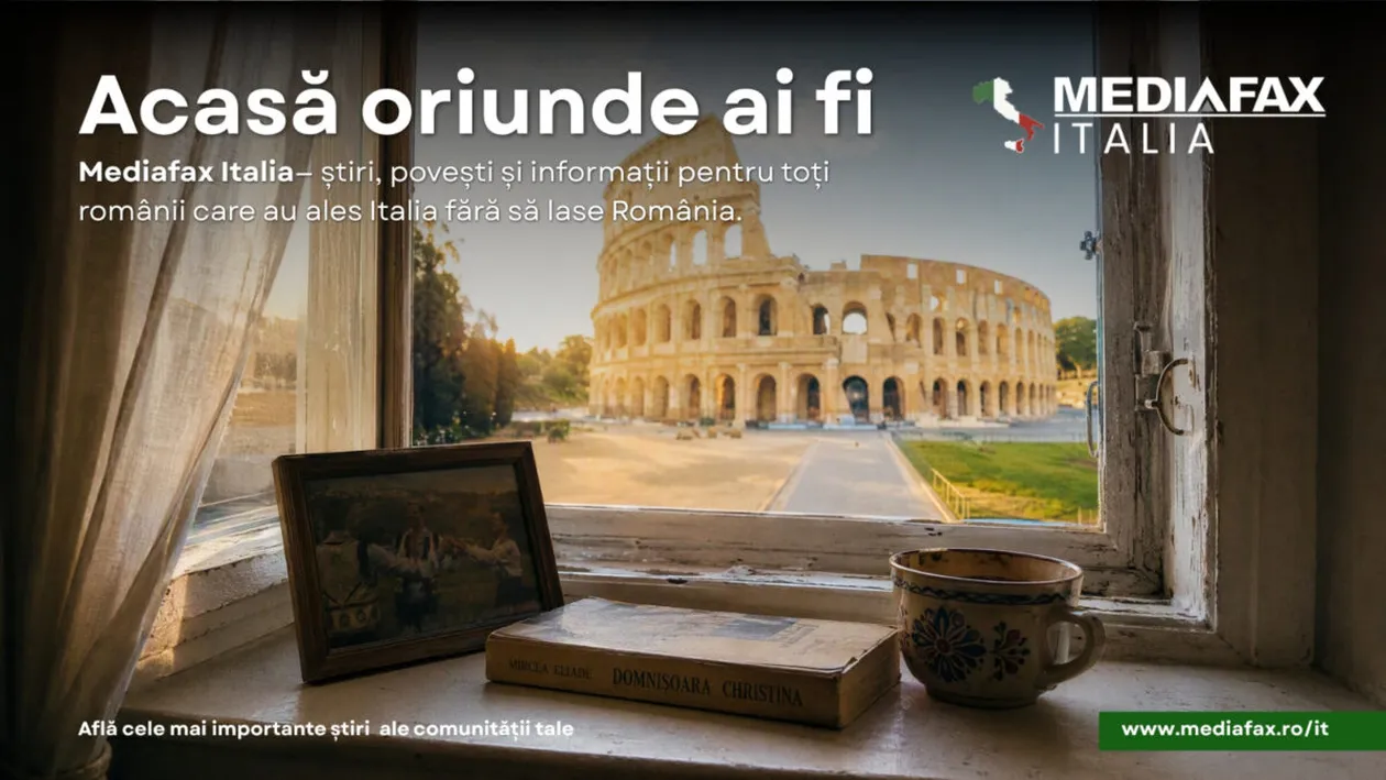 Comunicat de presă. Mediafax își continuă extinderea internațională și lansează Mediafax Italia, platforma de știri dedicată comunității românești din Italia