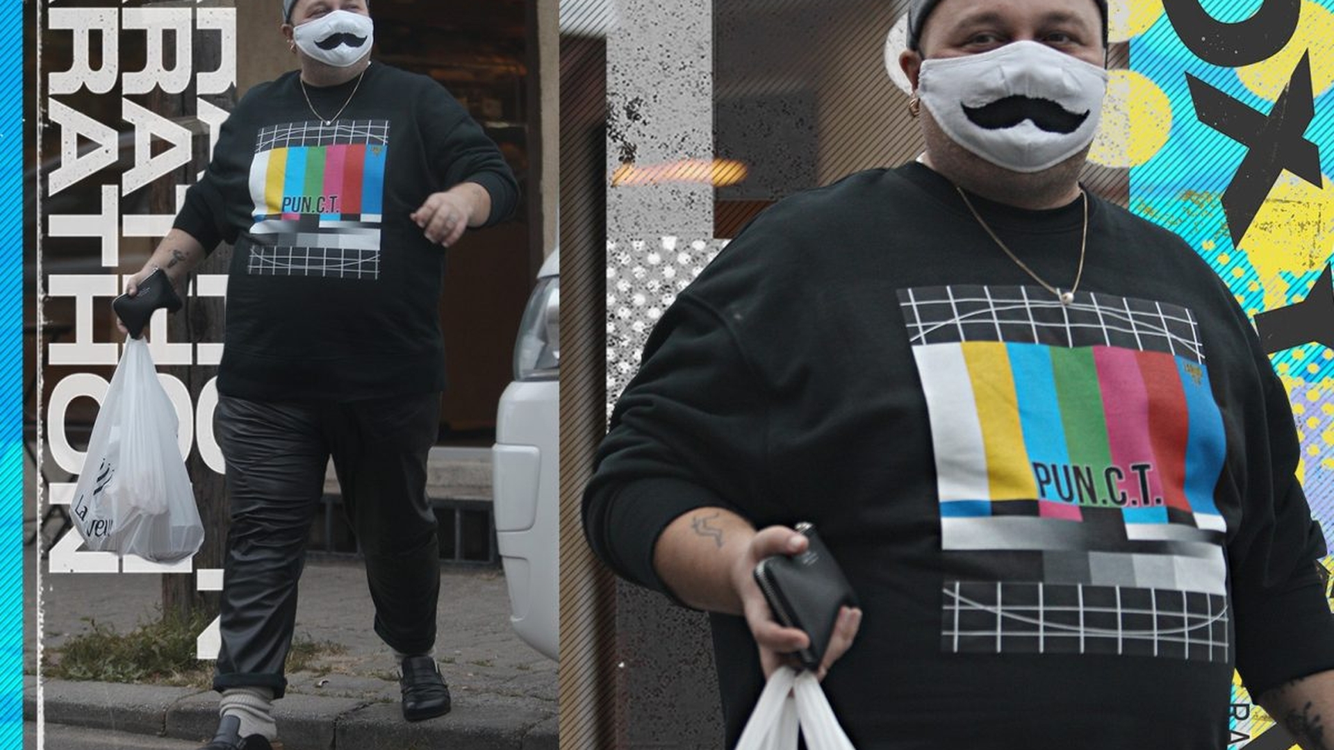 Zarug e fashion și-n cele mai banale situații. Cum a ieșit „Șnițelul” de la „Asia Express” să-și cumpere pâine!