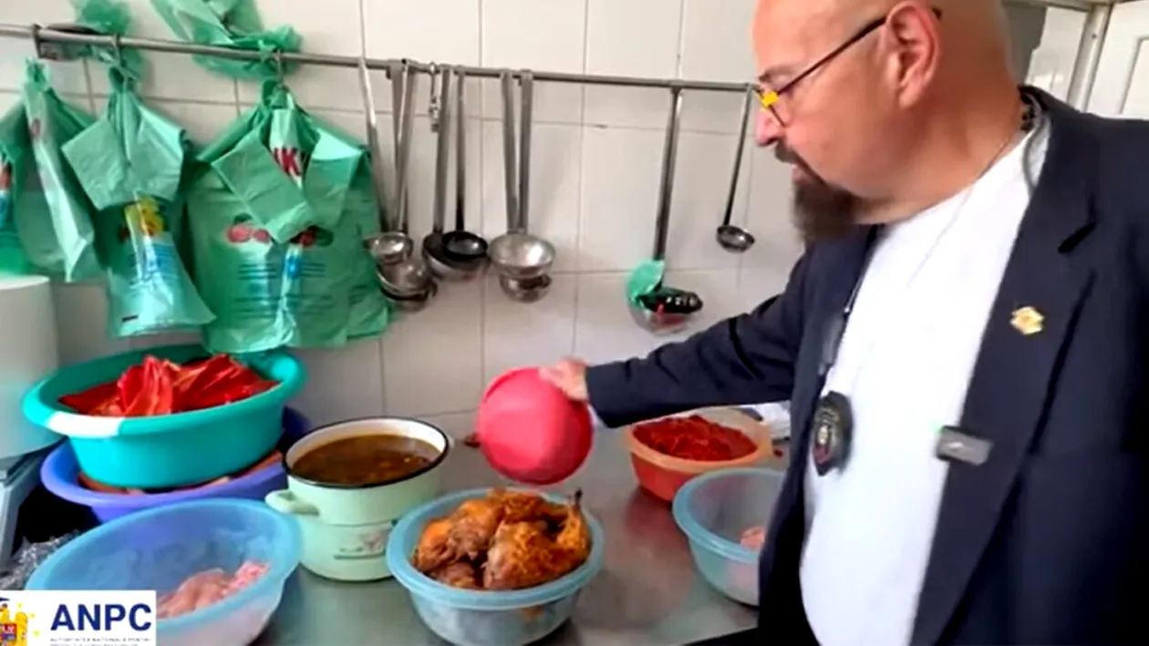 Ce a putut găsi Piedone în bucătăria unui catering din București: Ce pute aici?!
