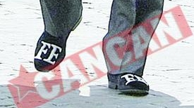 Briatore, cu pantofi personalizati la nunta