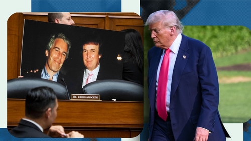 Noi indicii despre legăturile dintre Donald Trump și Jeffrey Epstein, oferite de fotografii și clipuri găsite recent în arhive