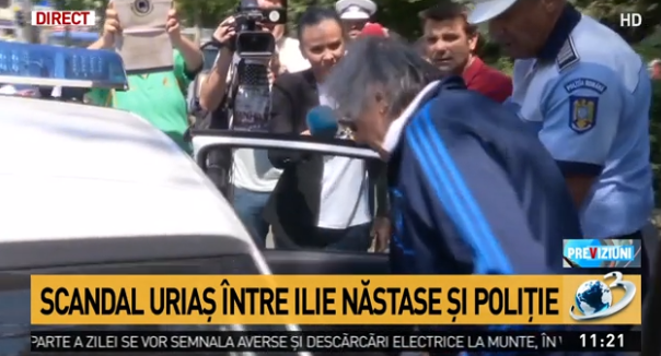 Ilie Năstas ea fost dus la Poliție pentru a doua oară în doar șase ore