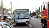 Accident rutier grav, la Bacău în care a fost implicat un autobuz cu pasageri