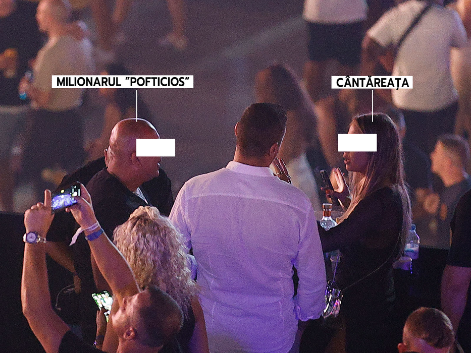 Milionarul, la două vorbe cu soția pe care a ”tradus-o” (Foto: CANCAN.RO)