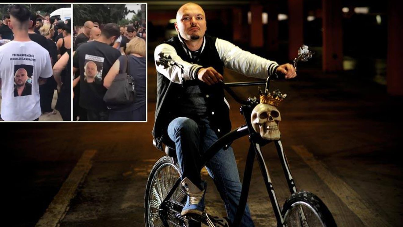 “Fratele” lui Puya a fost înmormântat. Florin Salam a cântat melodii de jale înainte ca sicriul să fie băgat în groapă