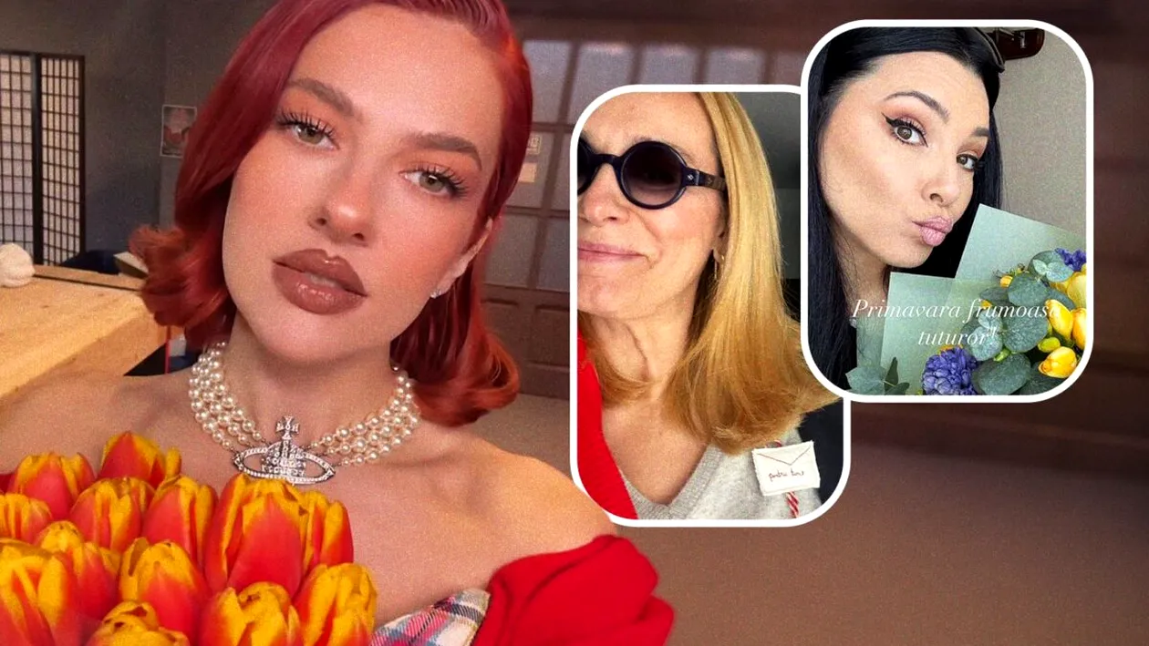 Cum au fost răsfățate vedetele în prima zi de primăvară. Mărțișoare, flori și cadouri simbolice de 1 Martie