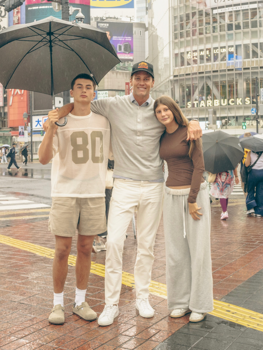 Tom Brady și copiii, sursa-captură social media Tom Brady