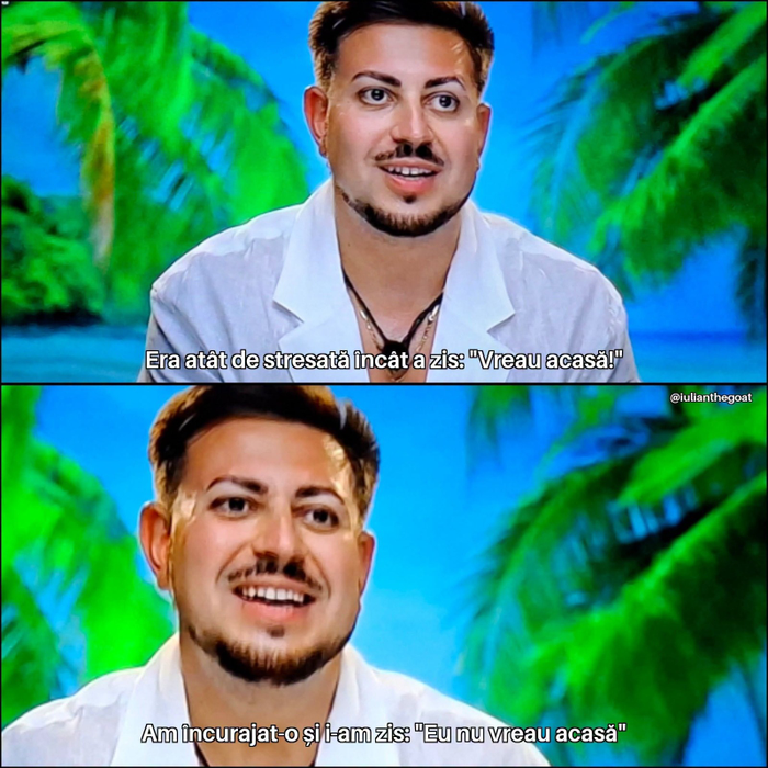 Insula iubirii 2026 meme-uri/ sursa foto: Iulian Conduruță / Facebook