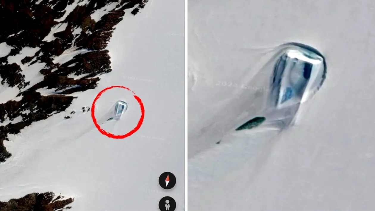 O ușă ciudată, observată pe Google Maps, în Antarctica. Ce se află în spatele ei, de fapt?