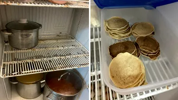 Imagini care îți întorc stomacul pe dos! Ce au putut găsi comisarii de la Protecția Consumatorului în frigiderul unui restaurant din Valea Prahovei