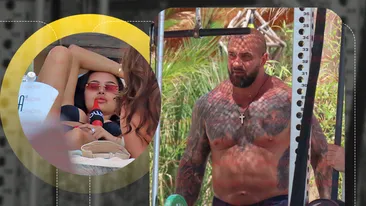 Alex Bodi nu lasă fiarele nici la plajă. Fiecare cu viciul lui! Afaceristul se antrenează, Ancuța se relaxează!