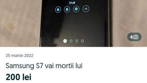 BANC | Cum a încercat un român să-și vândă smartphone-ul: "Samsung S7 vai morții lui. 200 de lei"