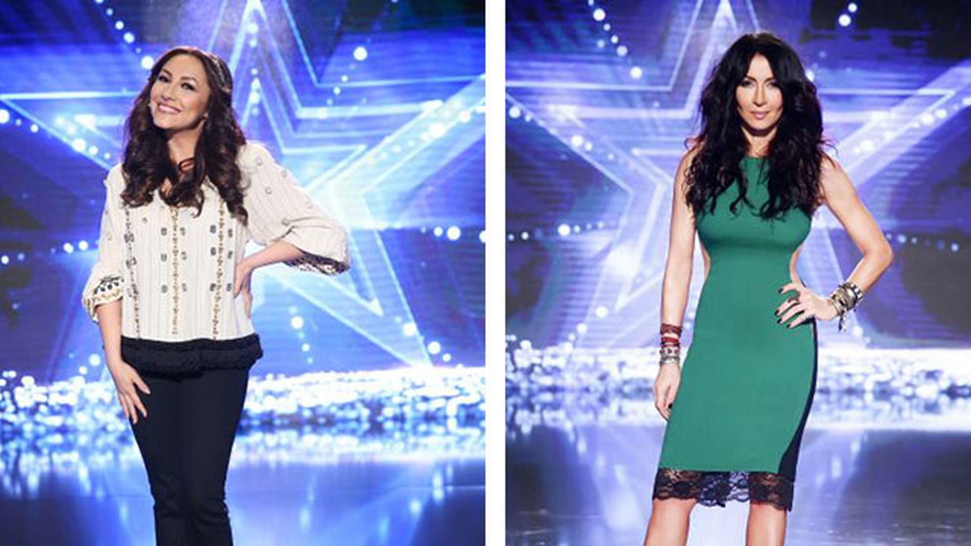 Asa sexy nu au fost niciodata! Andra si Mihaela Radulescu, tinute spectaculoase la "Romanii au talent"!