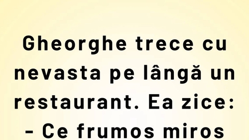 BANCUL DE SÂMBĂTĂ | ”Ce frumos miros mititeii!”