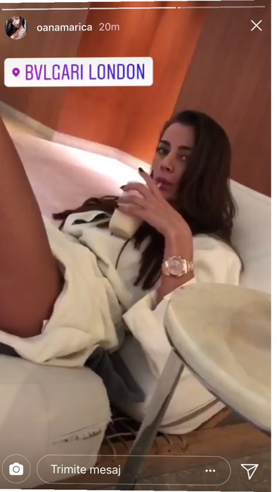 După ce a fost bătută măr, Bunesa de la Urlați posta aceste imagini pe instagram, lăsând de înțeles că ar fi plecată în Marea Britanie