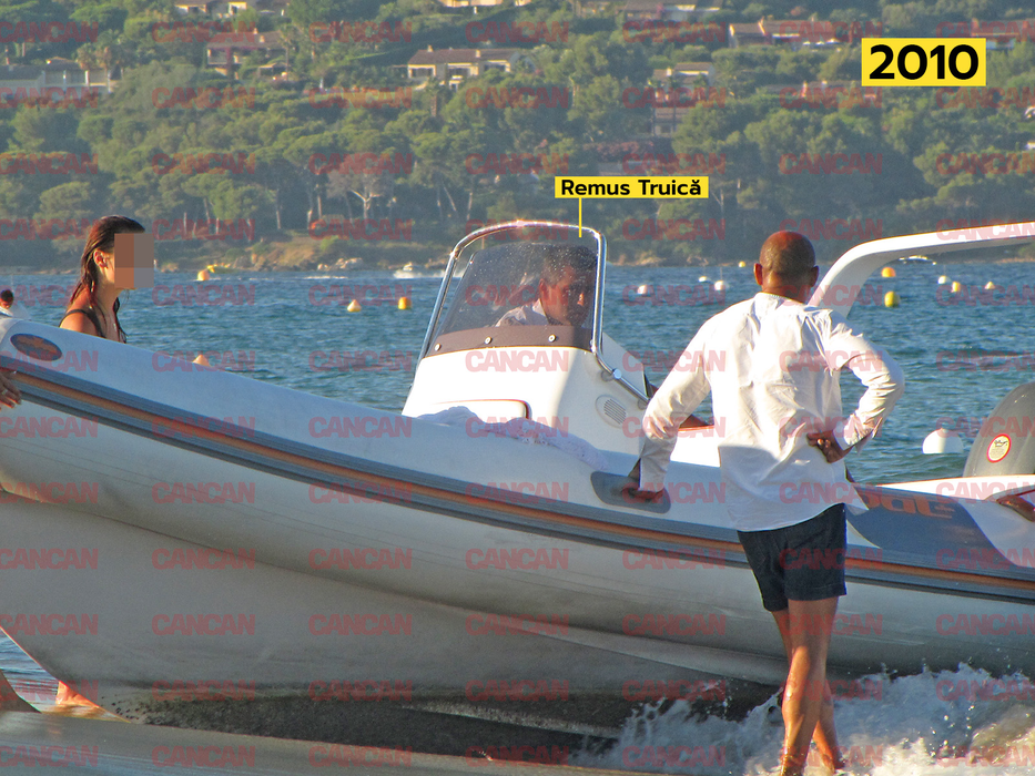 Remus Truică la Saint Tropez, în 2010