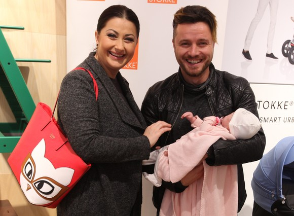Prima poza cu Iris, fetița de o lună a Gabrielei Cristea și a lui Tavi Clonda