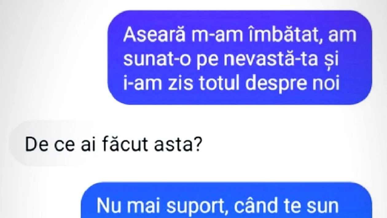 BANCUL DE MIERCURI | ”Aseară m-am îmbătat și i-am spus nevestei tale despre noi”