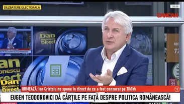De ce Emmanuel Macron caută politicienii din România. Eugen Teodorovici face dezvăluiri la Dan Diaconescu DIRECT
