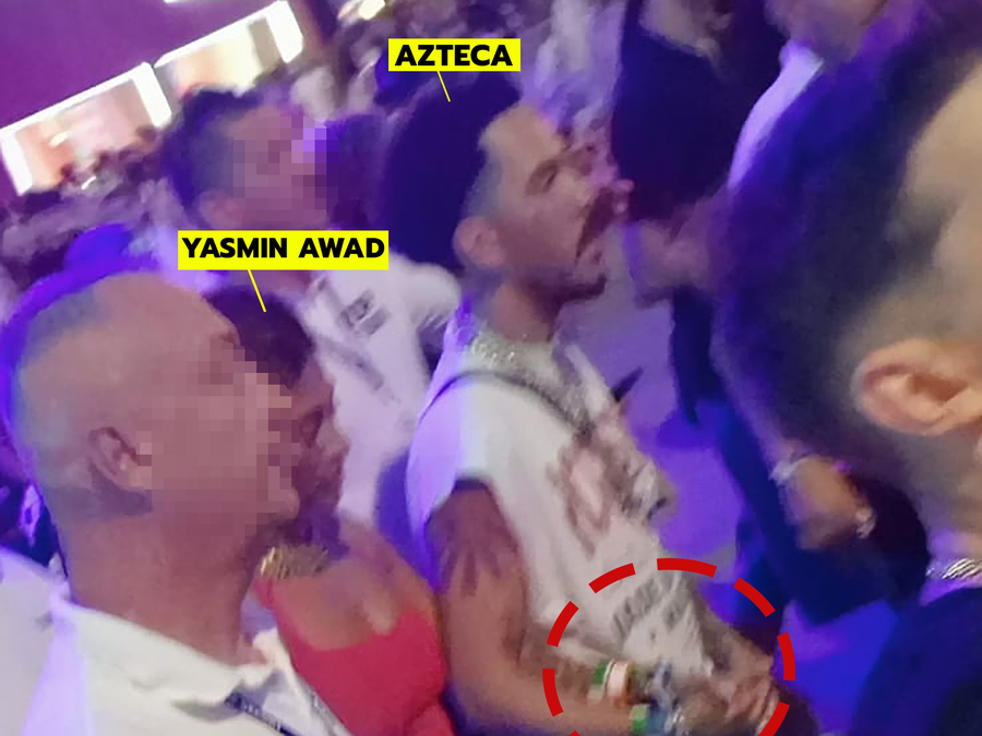 Yasmina Awad, la brațul lui Azteca