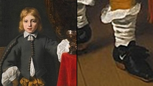 Detaliul ireal în acest tablou din 1652. Cu ce este încălțat băiețelul din imagine
