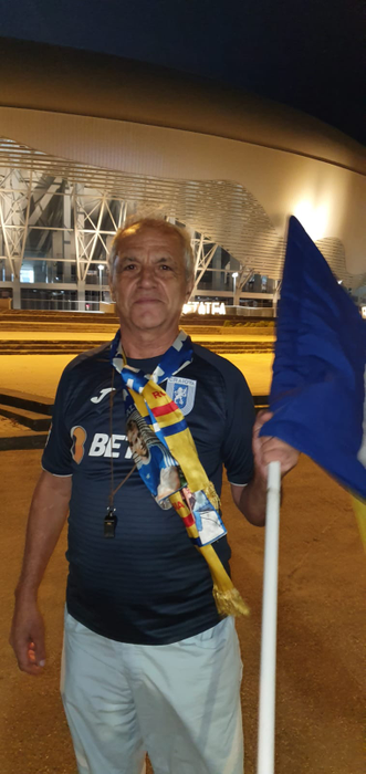 Ion Popa a venit din Băilești doar ca să stea la poarta stadionului în timpul meciului echipei favorite