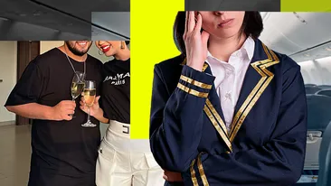 Scandal în avion, la 10.000 de metri! Soțul vedetei de la Kanal D a plătit scump alcoolul! Stewardesa l-a luat în șuturi!