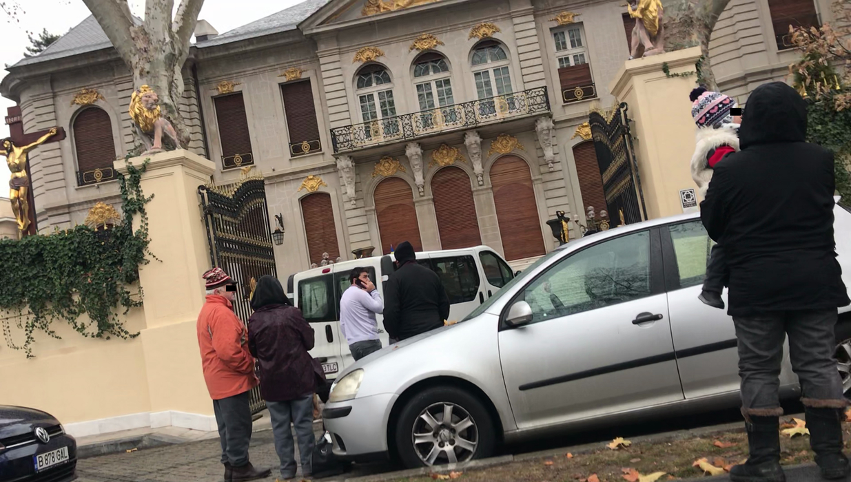 Ionuț Luțu, cancelarul lui Gigi Becali, și-a deschis ”punct de lucru” la poarta Palatului din Aleea Alexandru!